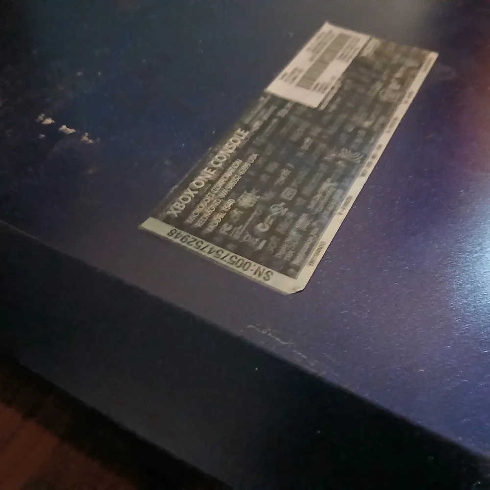 2015 sparkly Blue xbox one console